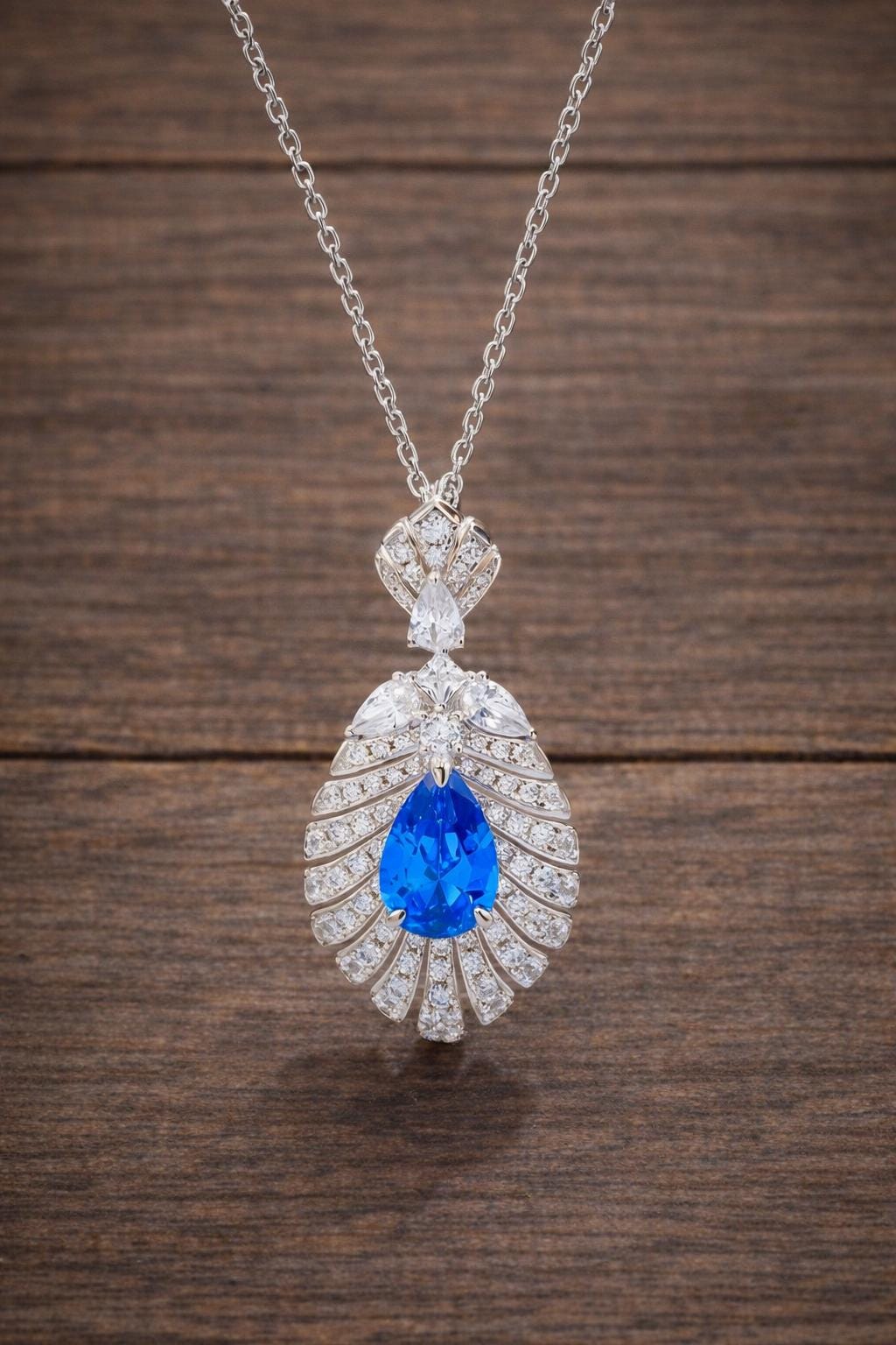 925 Sterling Silver Zirconia Pendant Necklace, Elegant Minimalist Jewelry for Women