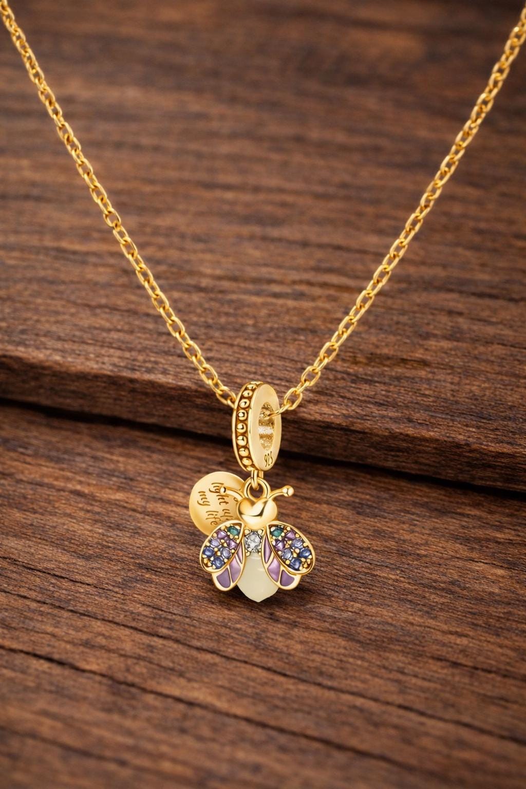 Sterling Silver Zirconia Bead Necklace, Sparkling Solitaire Pendant Jewelry for Women