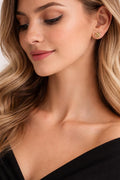 925 Sterling Silver Minimalist Stud Earrings, Dainty Elegant Ear Needle Jewelry
