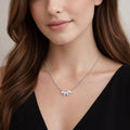White CZ Bridal Necklace, Dainty Minimalist Choker, Elegant Wedding Jewelry